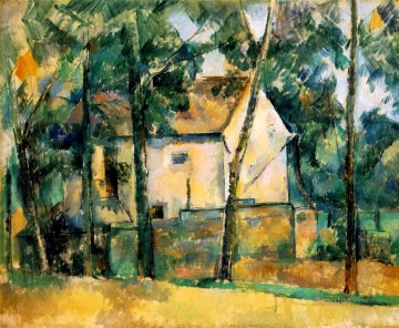 Casa y árboles Paisaje de Paul Cezanne Pinturas al óleo